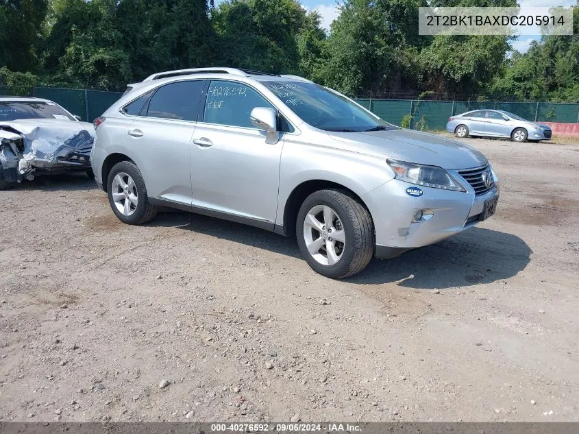 2013 Lexus Rx 350 VIN: 2T2BK1BAXDC205914 Lot: 40276592