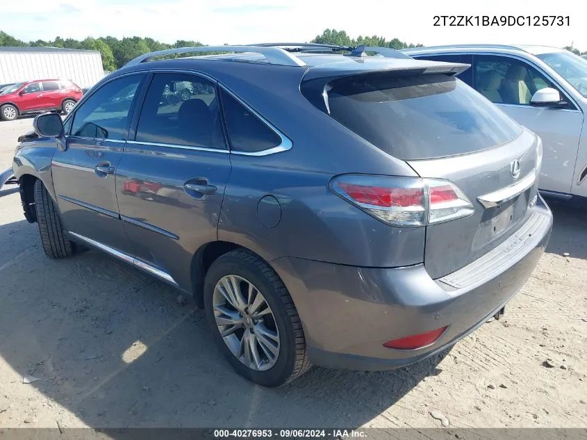 2013 Lexus Rx 350 VIN: 2T2ZK1BA9DC125731 Lot: 40276953