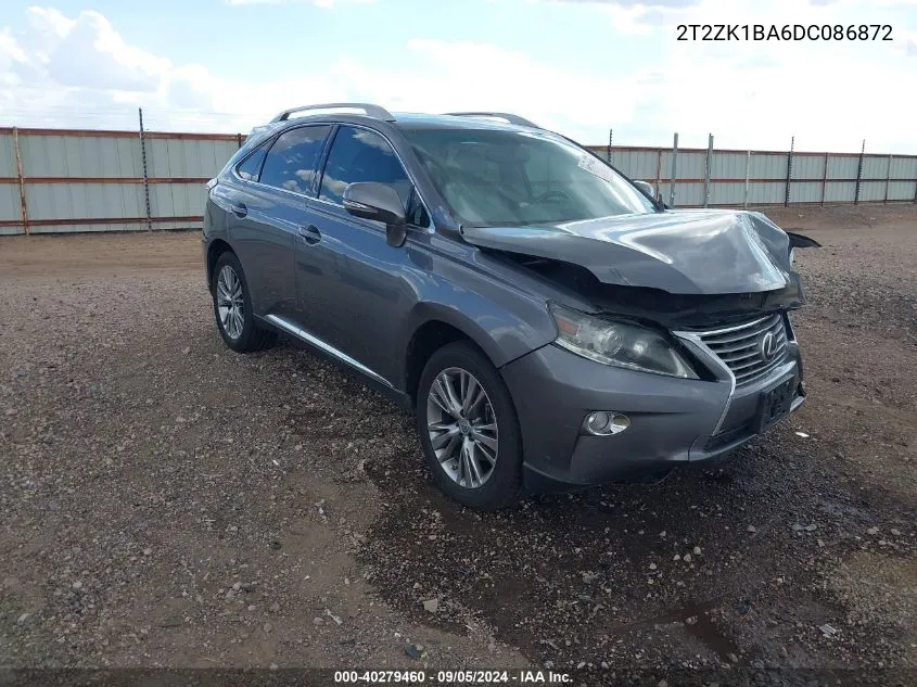 2013 Lexus Rx 350 VIN: 2T2ZK1BA6DC086872 Lot: 40279460