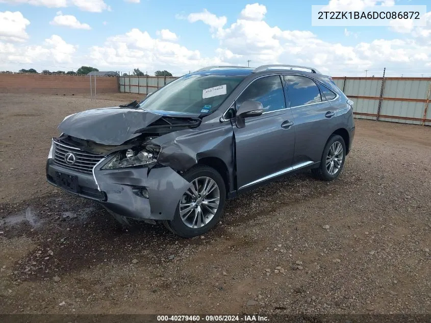 2013 Lexus Rx 350 VIN: 2T2ZK1BA6DC086872 Lot: 40279460