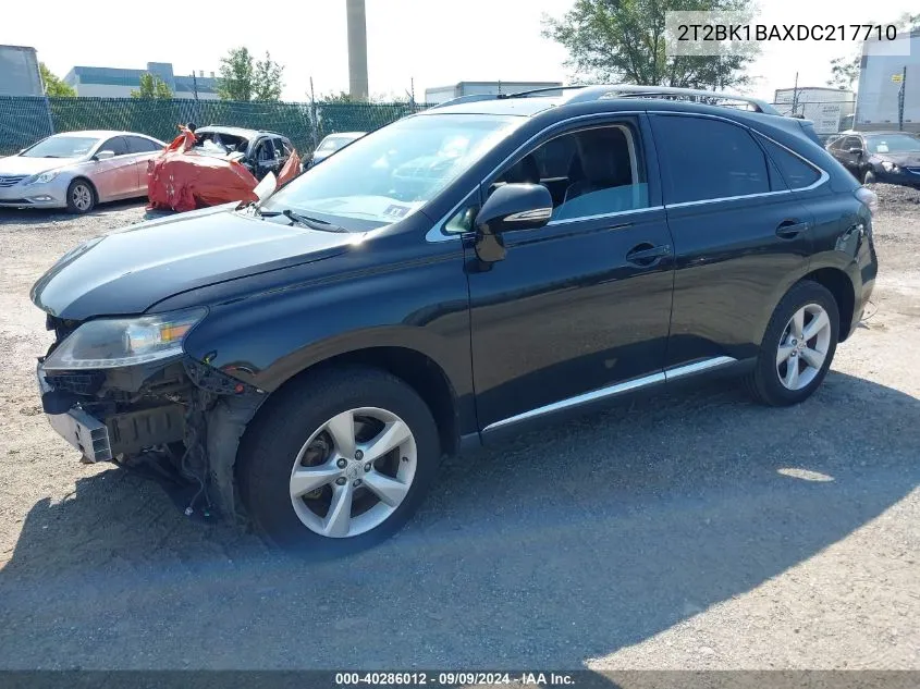 2013 Lexus Rx 350 VIN: 2T2BK1BAXDC217710 Lot: 40286012