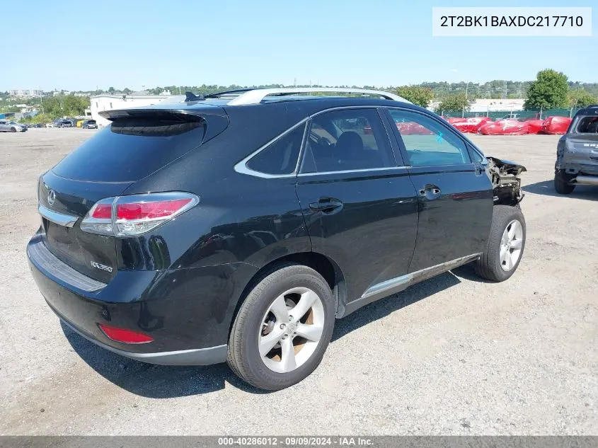 2013 Lexus Rx 350 VIN: 2T2BK1BAXDC217710 Lot: 40286012