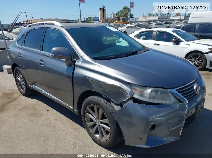 2013 Lexus Rx 350 VIN: 2T2ZK1BA6DC126223 Lot: 40289626