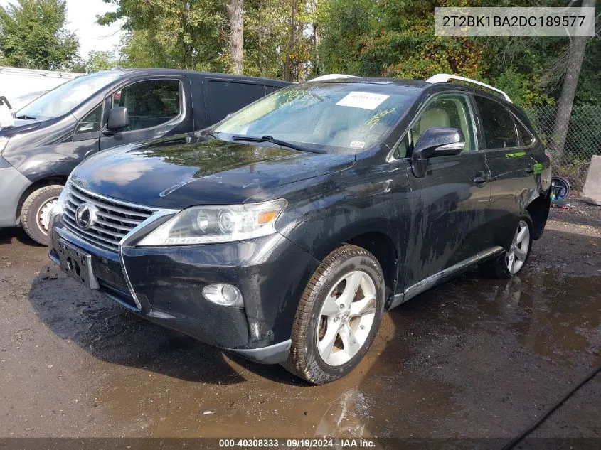 2013 Lexus Rx 350 VIN: 2T2BK1BA2DC189577 Lot: 40308333