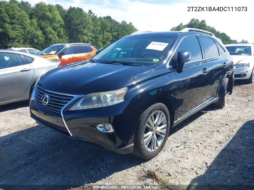 2013 Lexus Rx 350 VIN: 2T2ZK1BA4DC111073 Lot: 40323803