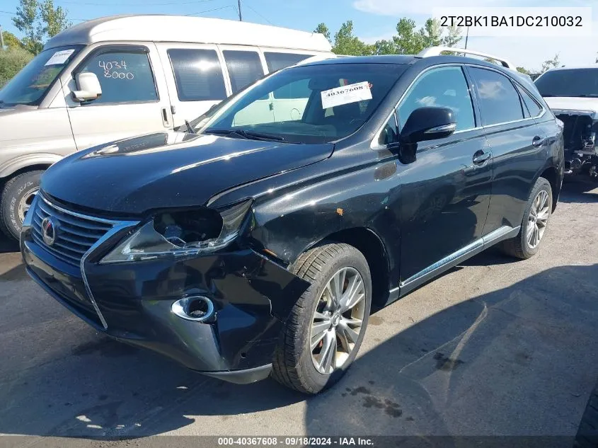 2013 Lexus Rx 350 350/Base/F Sport VIN: 2T2BK1BA1DC210032 Lot: 40367608