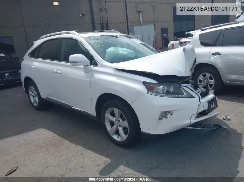 2013 Lexus Rx 350 VIN: 2T2ZK1BA9DC101171 Lot: 40374030