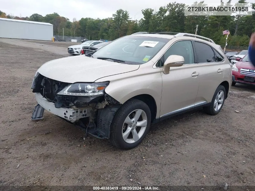 2013 Lexus Rx 350 VIN: 2T2BK1BA6DC161958 Lot: 40383419