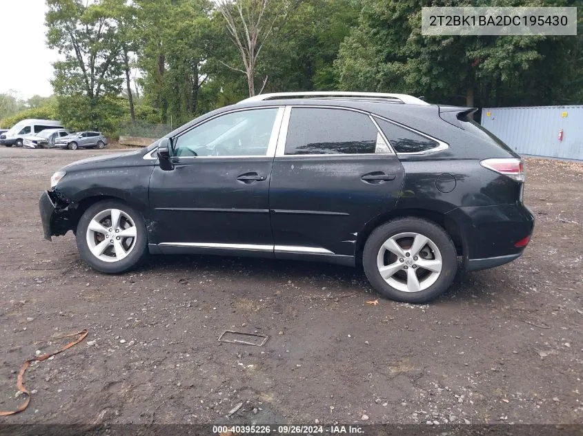 2T2BK1BA2DC195430 2013 Lexus Rx 350