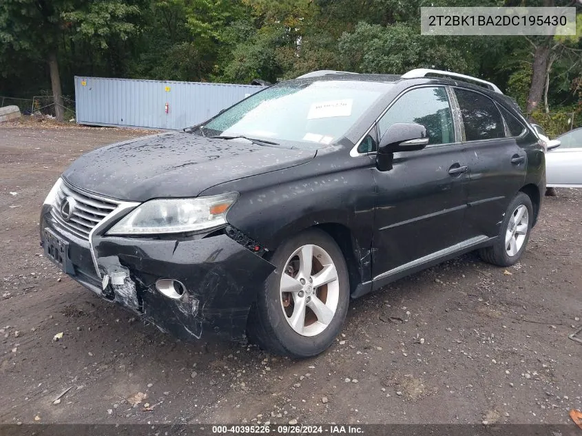 2013 Lexus Rx 350 VIN: 2T2BK1BA2DC195430 Lot: 40395226