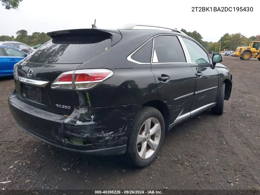 2T2BK1BA2DC195430 2013 Lexus Rx 350