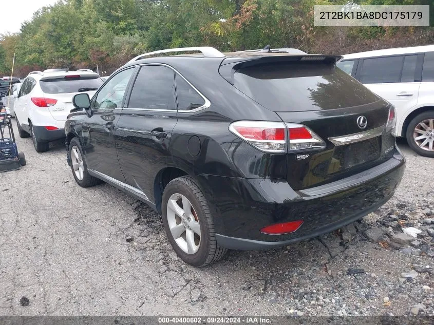 2013 Lexus Rx 350 VIN: 2T2BK1BA8DC175179 Lot: 40400602