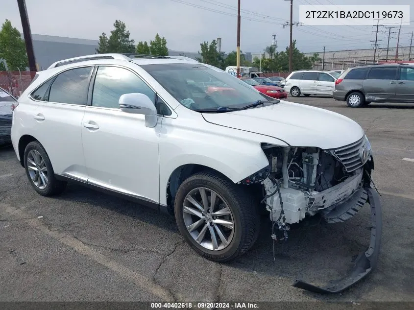 2013 Lexus Rx 350 VIN: 2T2ZK1BA2DC119673 Lot: 40402618