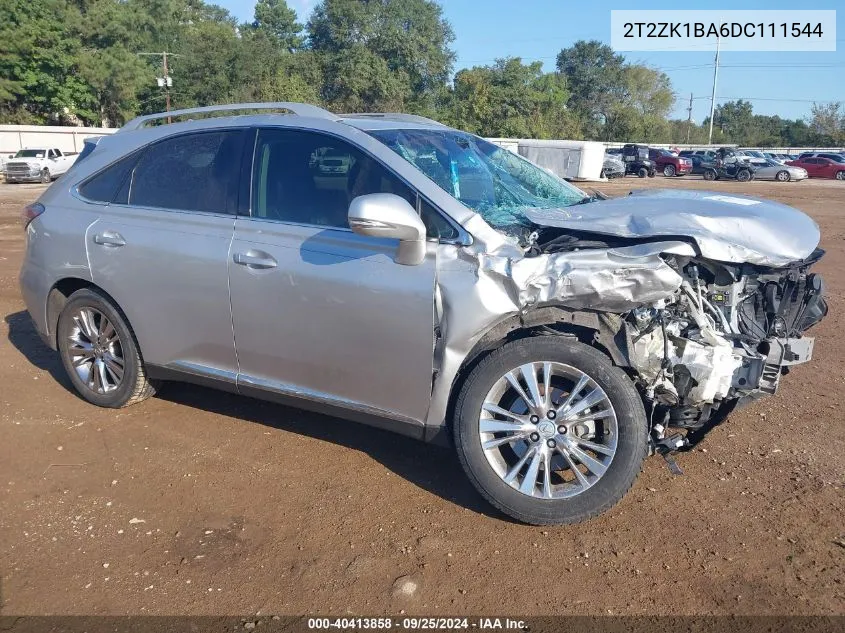 2013 Lexus Rx 350 VIN: 2T2ZK1BA6DC111544 Lot: 40413858