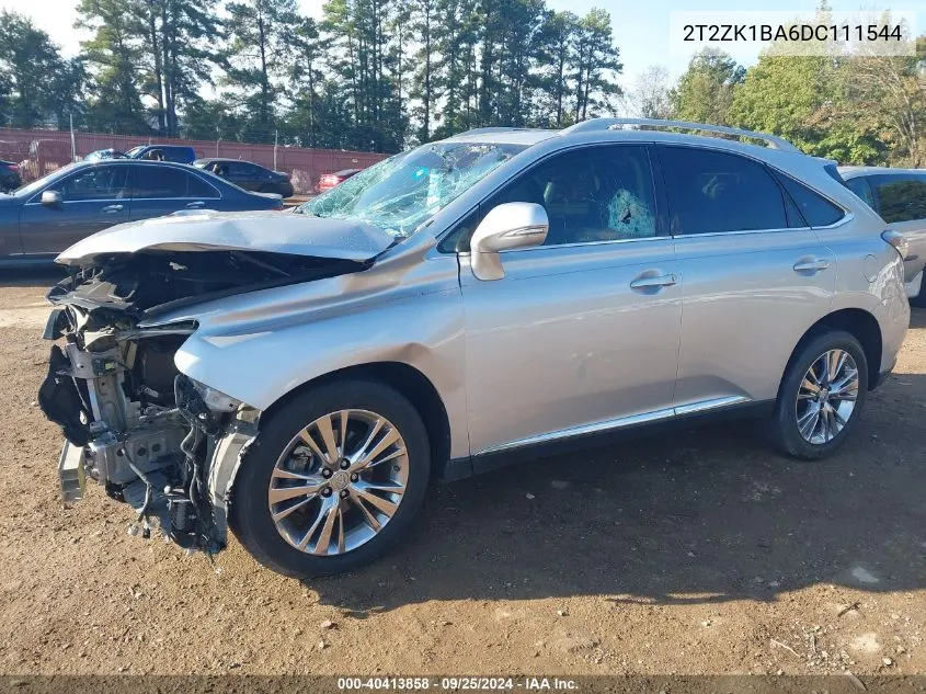 2013 Lexus Rx 350 VIN: 2T2ZK1BA6DC111544 Lot: 40413858