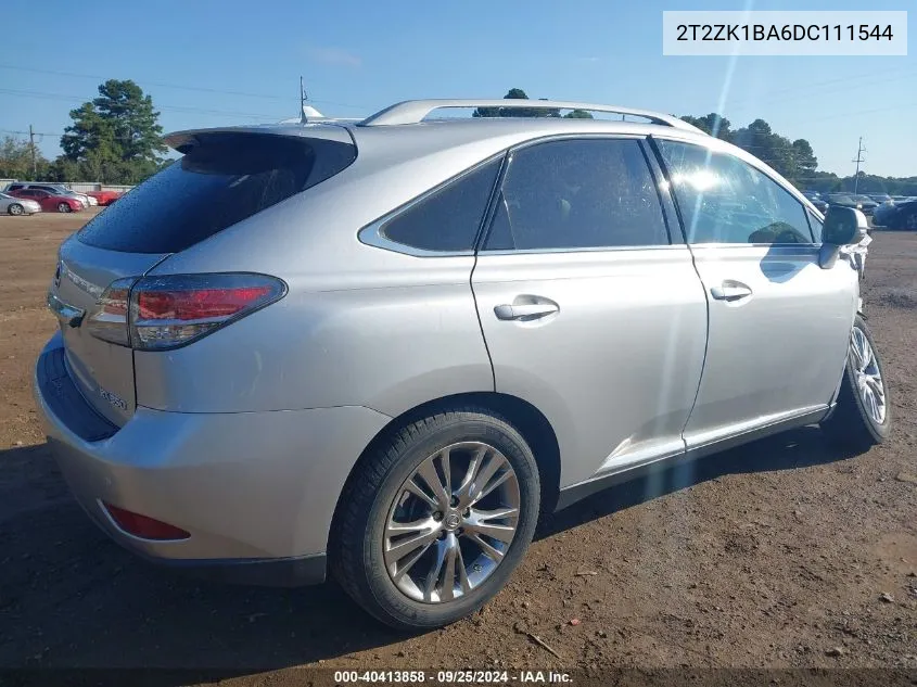 2013 Lexus Rx 350 VIN: 2T2ZK1BA6DC111544 Lot: 40413858