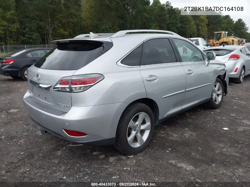 2013 Lexus Rx 350 VIN: 2T2BK1BA7DC164108 Lot: 40433073