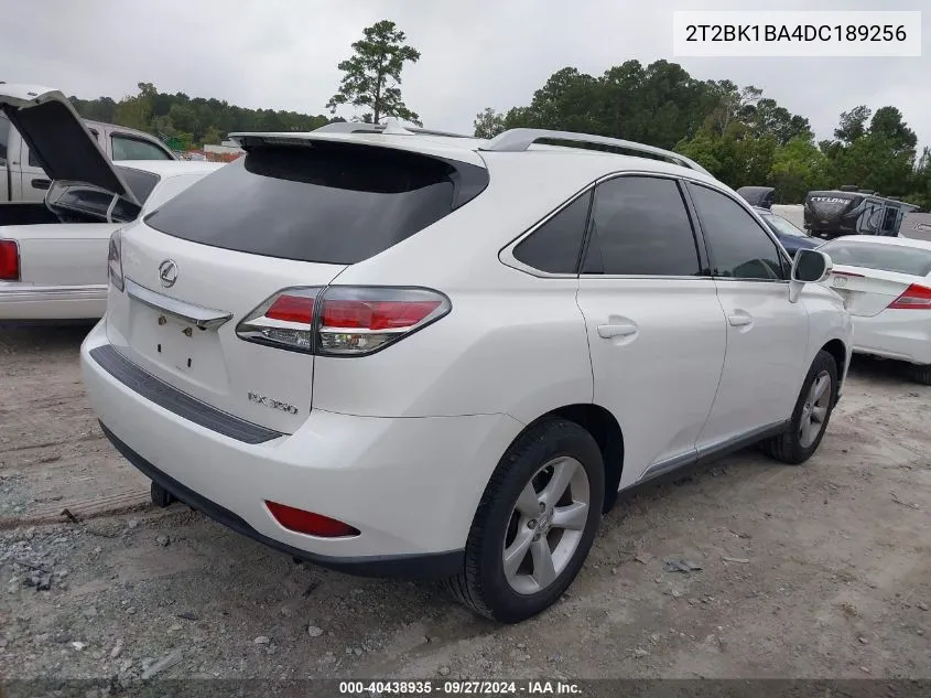 2013 Lexus Rx 350 VIN: 2T2BK1BA4DC189256 Lot: 40438935