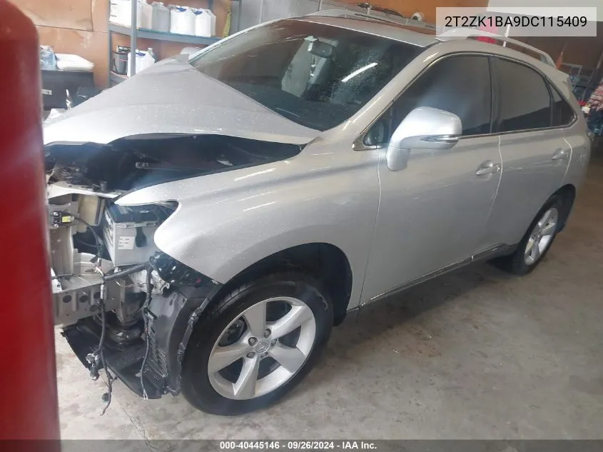 2013 Lexus Rx 350 VIN: 2T2ZK1BA9DC115409 Lot: 40445146