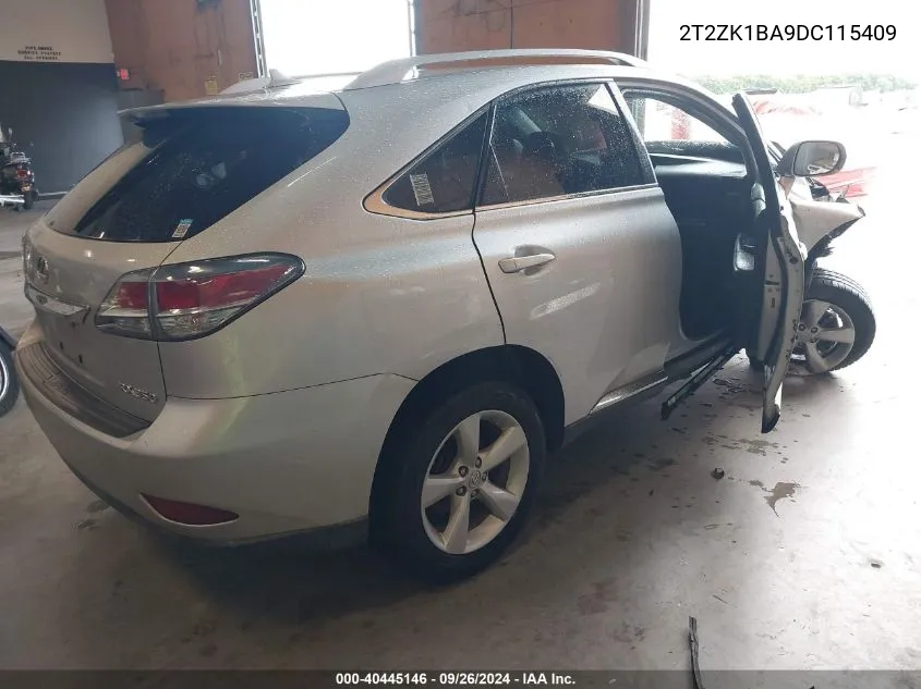 2T2ZK1BA9DC115409 2013 Lexus Rx 350