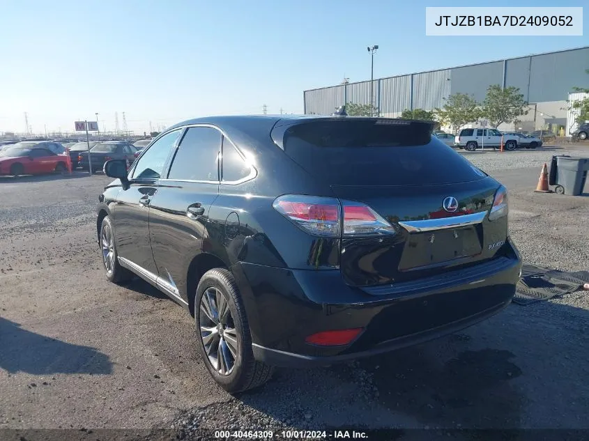 2013 Lexus Rx 450H VIN: JTJZB1BA7D2409052 Lot: 40464309