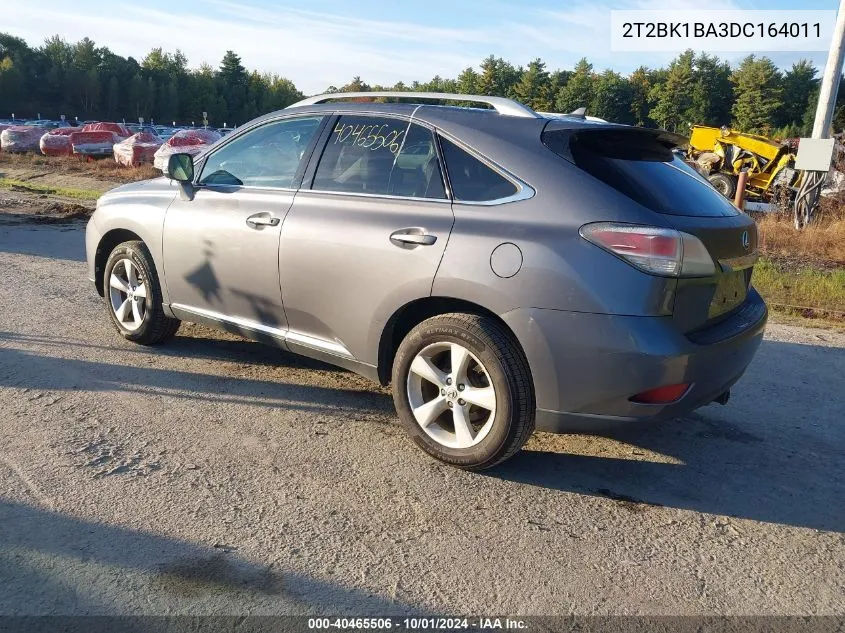 2013 Lexus Rx 350 VIN: 2T2BK1BA3DC164011 Lot: 40465506