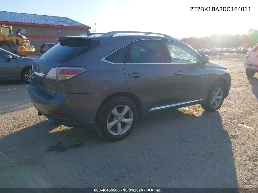 2013 Lexus Rx 350 VIN: 2T2BK1BA3DC164011 Lot: 40465506