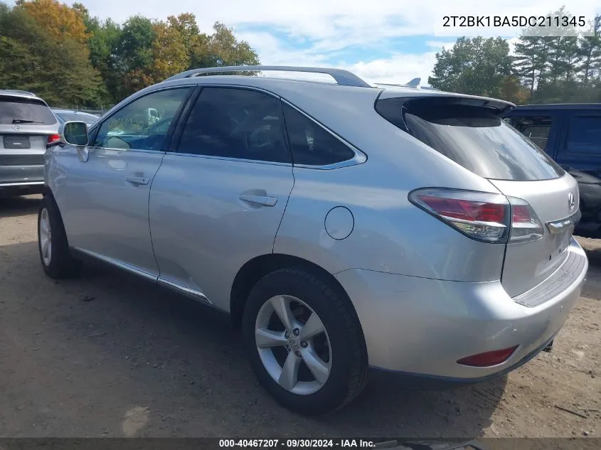 2013 Lexus Rx 350 VIN: 2T2BK1BA5DC211345 Lot: 40467207