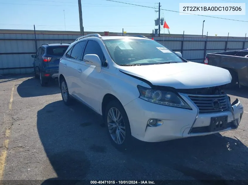 2013 Lexus Rx 350 VIN: 2T2ZK1BA0DC107506 Lot: 40471015