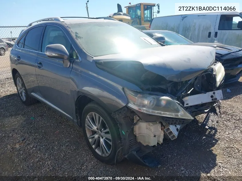 2T2ZK1BA0DC114066 2013 Lexus Rx 350