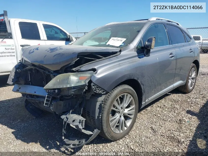 2013 Lexus Rx 350 VIN: 2T2ZK1BA0DC114066 Lot: 40473970