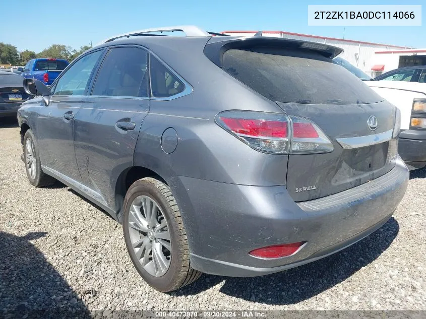 2T2ZK1BA0DC114066 2013 Lexus Rx 350