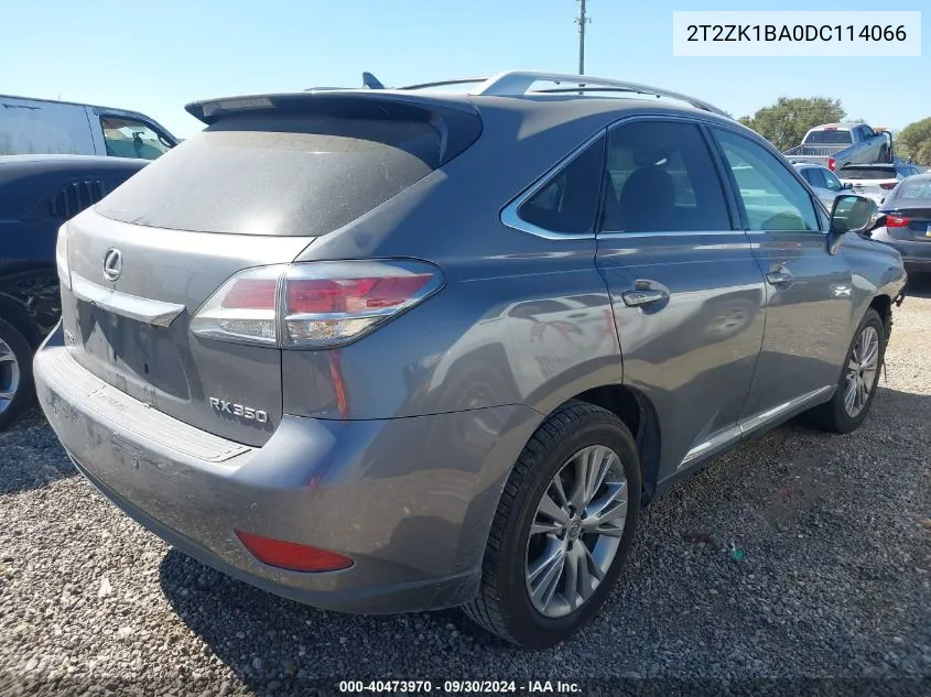 2T2ZK1BA0DC114066 2013 Lexus Rx 350