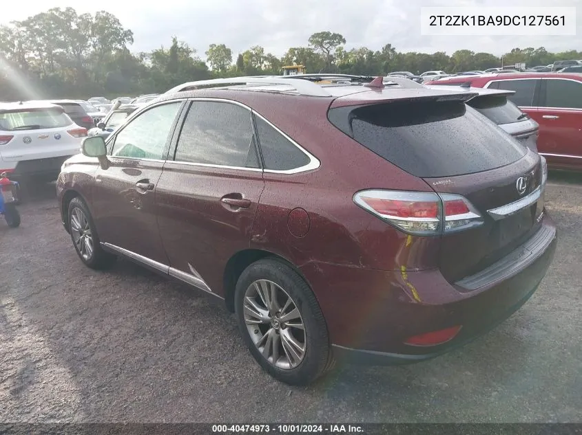 2T2ZK1BA9DC127561 2013 Lexus Rx 350