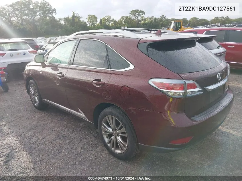 2T2ZK1BA9DC127561 2013 Lexus Rx 350