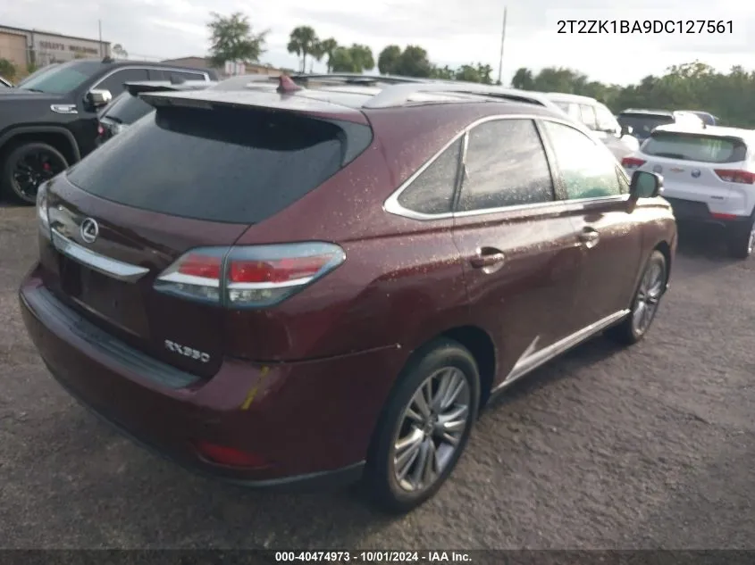 2T2ZK1BA9DC127561 2013 Lexus Rx 350