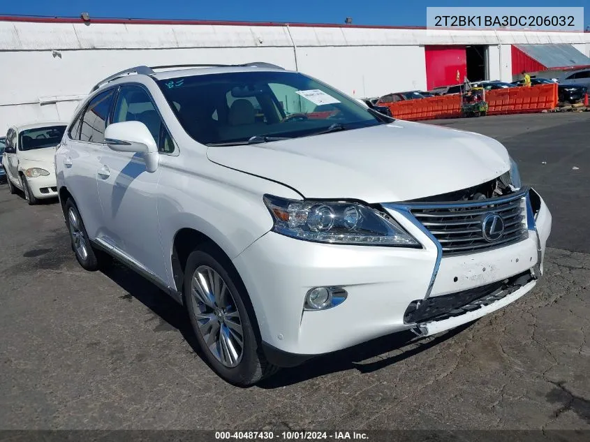 2013 Lexus Rx 350 VIN: 2T2BK1BA3DC206032 Lot: 40487430