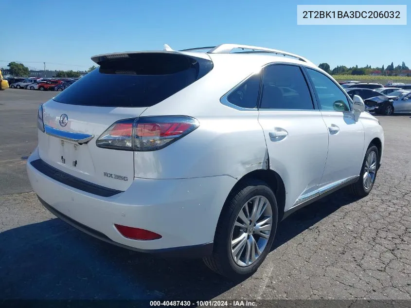 2T2BK1BA3DC206032 2013 Lexus Rx 350