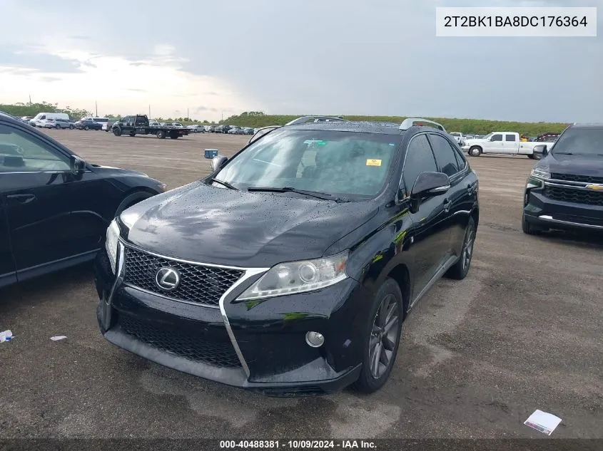 2013 Lexus Rx 350/Base/F Sport VIN: 2T2BK1BA8DC176364 Lot: 40488381