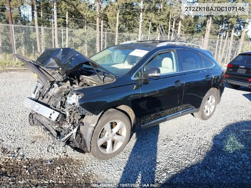 2013 Lexus Rx 350 350 VIN: 2T2ZK1BA7DC107146 Lot: 40489427