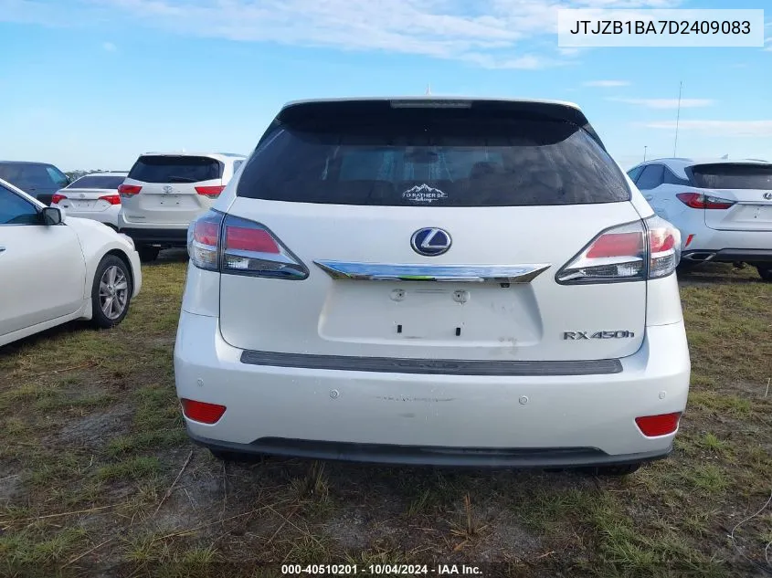 JTJZB1BA7D2409083 2013 Lexus Rx 450H