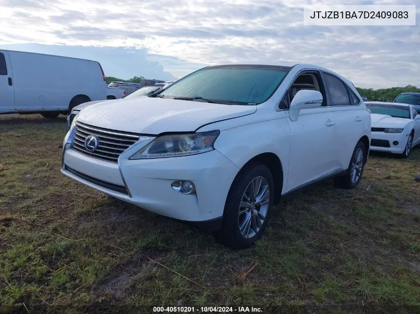 2013 Lexus Rx 450H VIN: JTJZB1BA7D2409083 Lot: 40510201