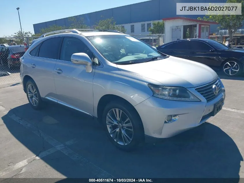 JTJBK1BA6D2027077 2013 Lexus Rx 350