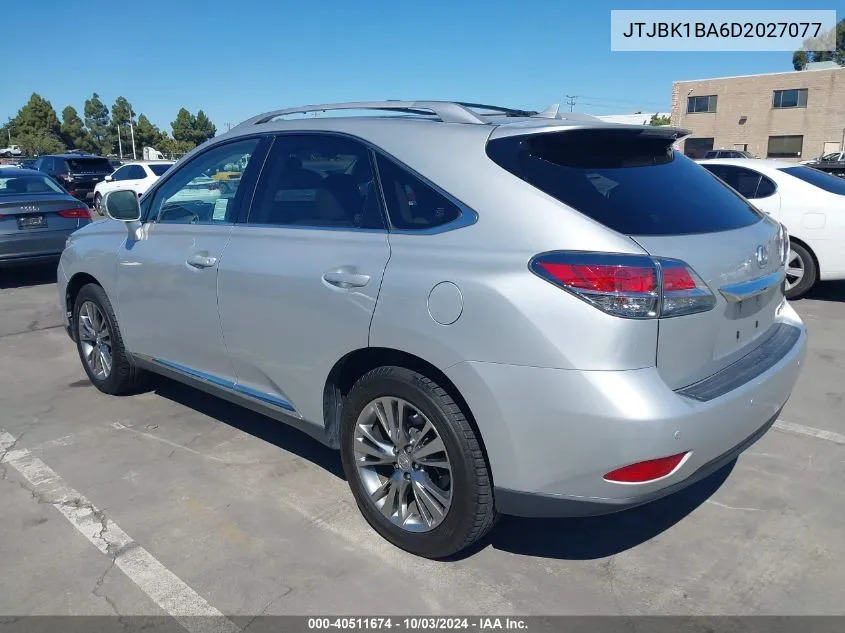 JTJBK1BA6D2027077 2013 Lexus Rx 350