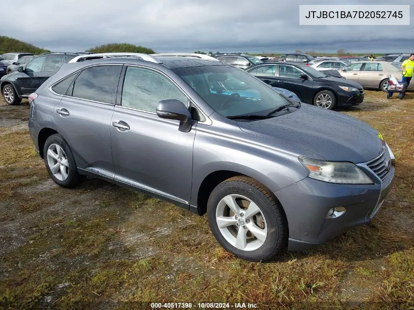 2013 Lexus Rx 450 VIN: JTJBC1BA7D2052745 Lot: 40517398