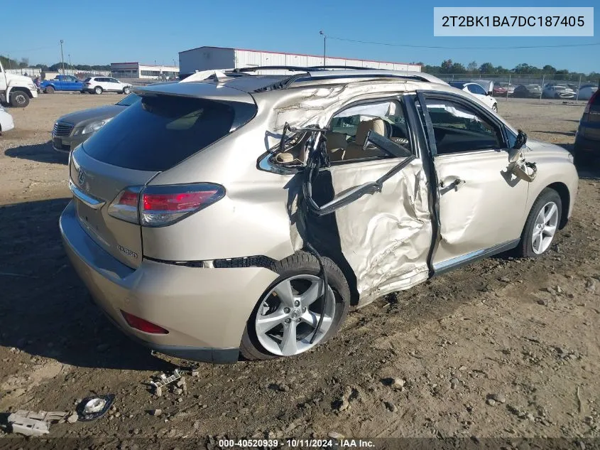 2013 Lexus Rx 350 VIN: 2T2BK1BA7DC187405 Lot: 40520939