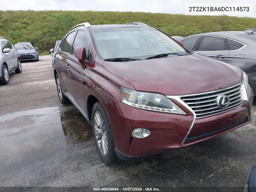 2013 Lexus Rx 350 VIN: 2T2ZK1BA6DC114573 Lot: 40536694