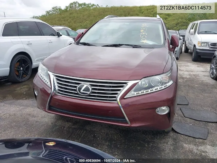 2013 Lexus Rx 350 VIN: 2T2ZK1BA6DC114573 Lot: 40536694