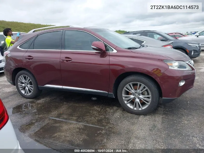 2013 Lexus Rx 350 VIN: 2T2ZK1BA6DC114573 Lot: 40536694