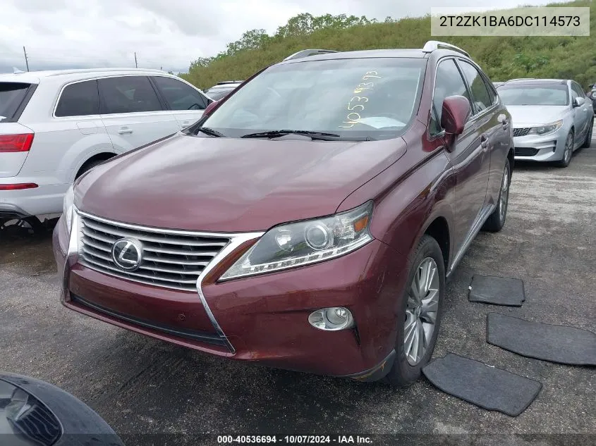 2013 Lexus Rx 350 VIN: 2T2ZK1BA6DC114573 Lot: 40536694